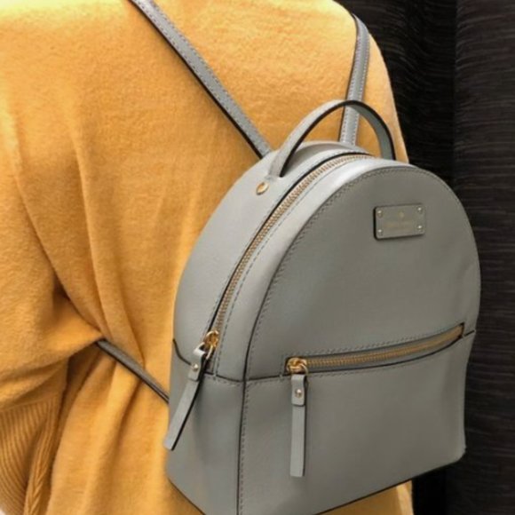 ❣️SOLD❣️N0 76• Kate Spade Backpack Sammi Grove Street Leather Black - Picture 2 of 7